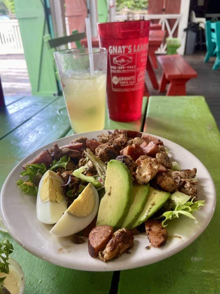 chicken sausage avocado salad