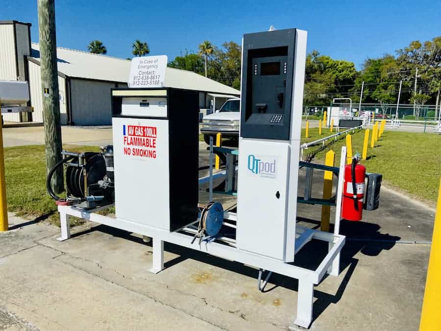 fuel pumps at St Simons Island Aiprot