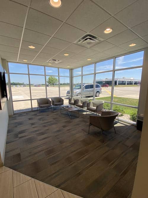 Lobby of Muncie Aviation